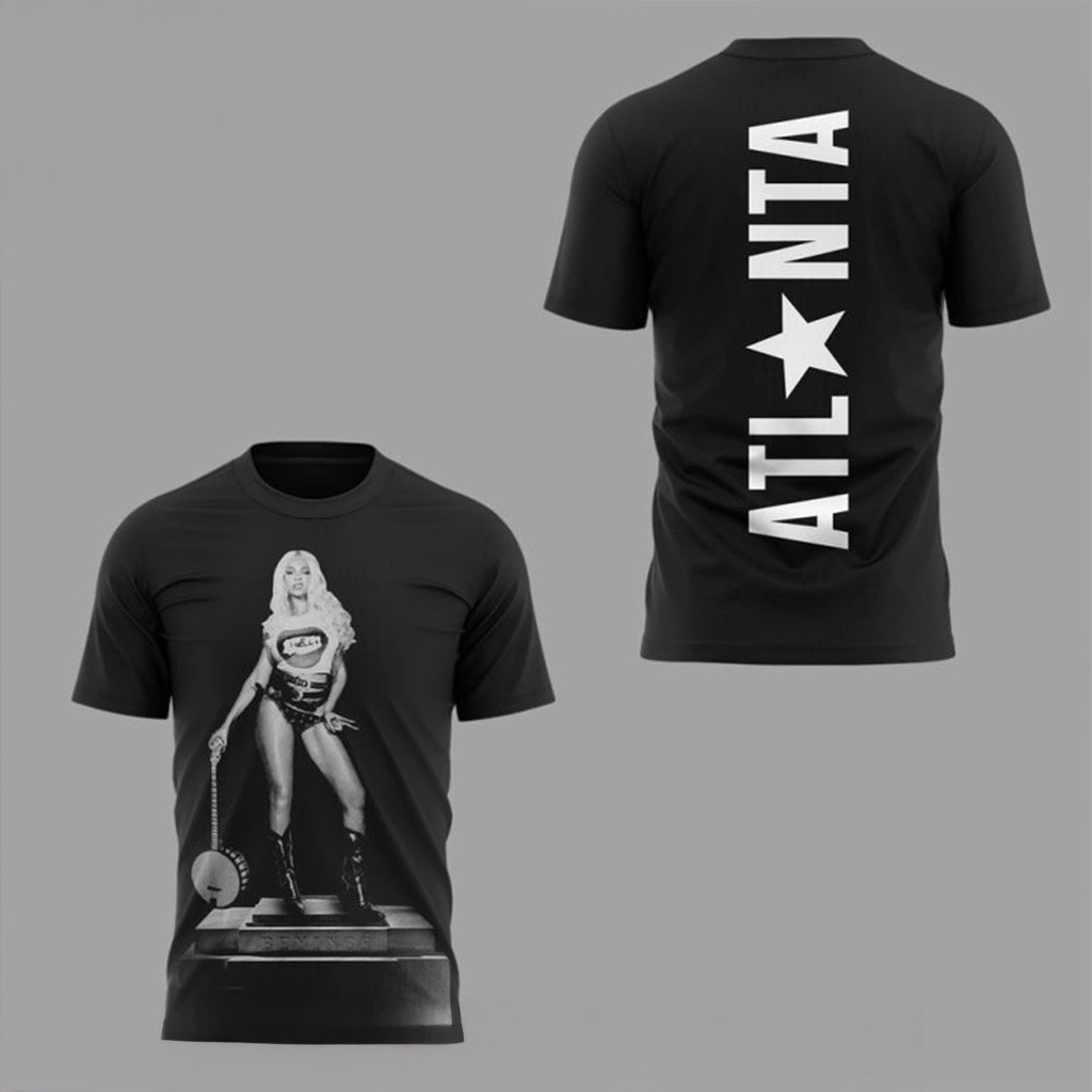 Beyonce x Atlanta Black 2025 T-Shirt Fan Merch Gifts For Wife