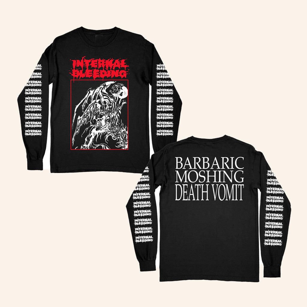 Beyond Human Merch Death Vomit Long Sleeve Shirt Gifts For Dad