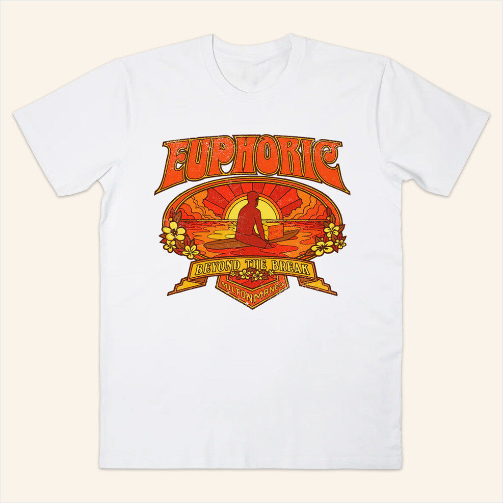 Beyond The Break White T-Shirt Milton Mango Merch Gift Ideas For Dad Birthday Gifts For BFF