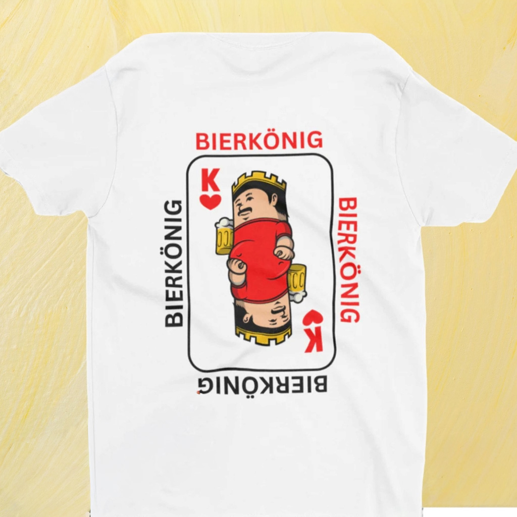 Bierkonig T-Shirt Funny Graphic Tees Gift Ideas For Husband
