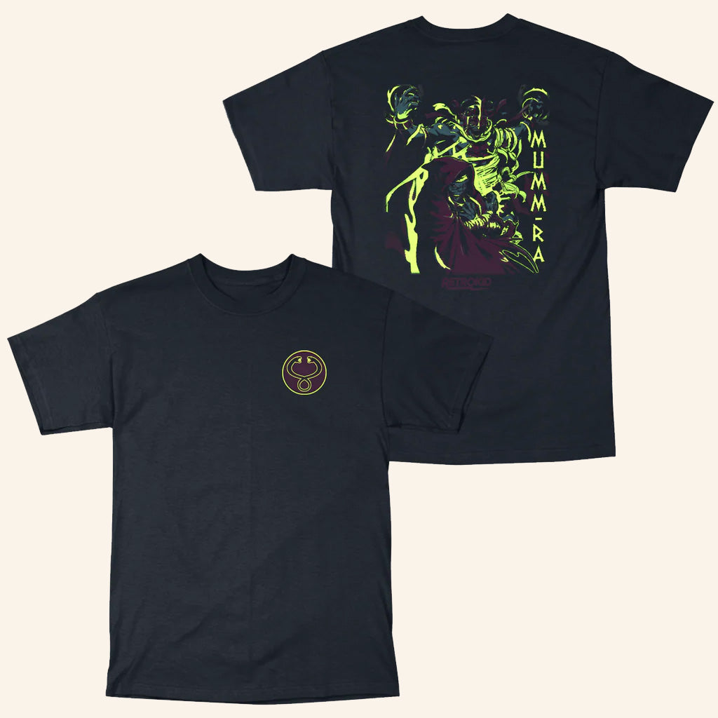 Big Comfy Couch Merch ThunderCats Glow In The Dark MummRa T-Shirt Black Friends Gifts