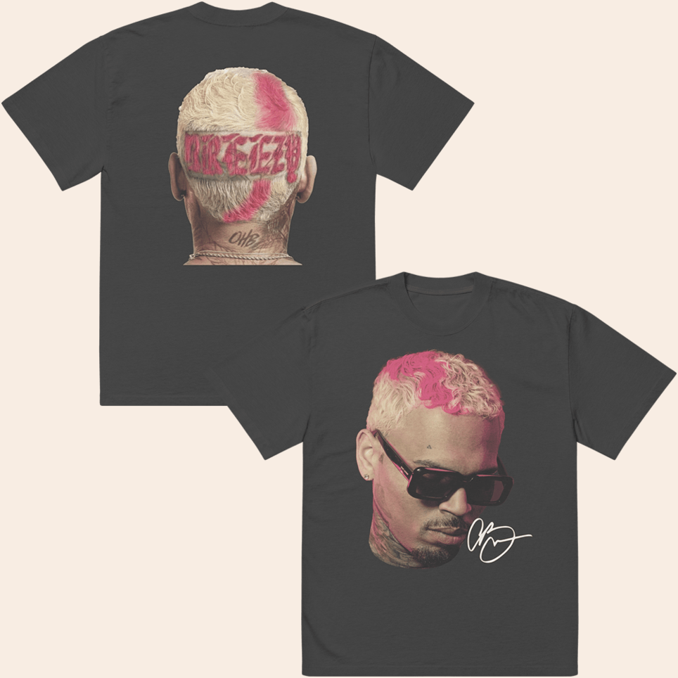 Big Head V3 Shirt Chris Brown Merch Chris Brown T-Shirt Mother's Day Birthday Gifts For Her