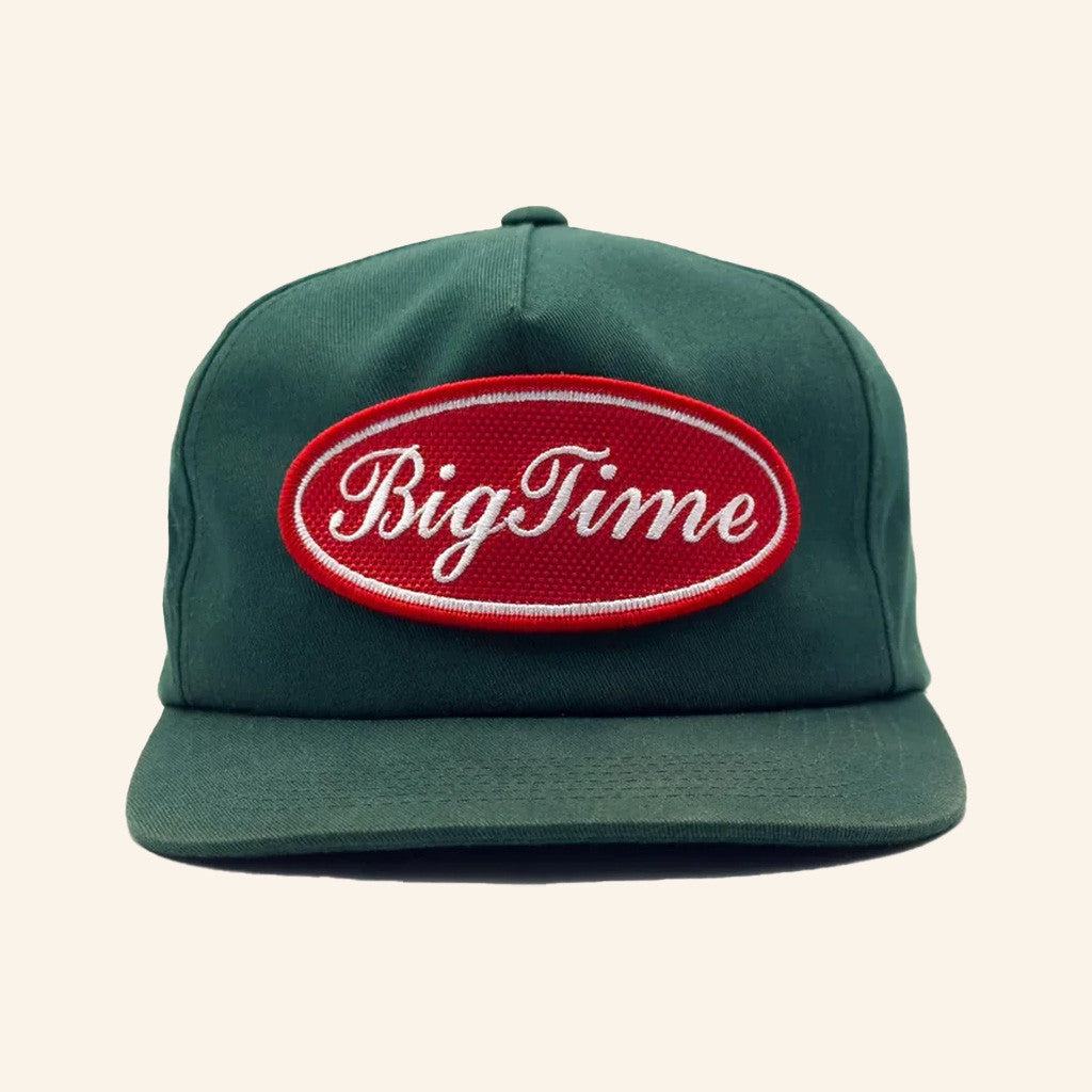 Bigtime Merch Script Logo Embroidered Snapback Hat Christmas Gifts For Dad