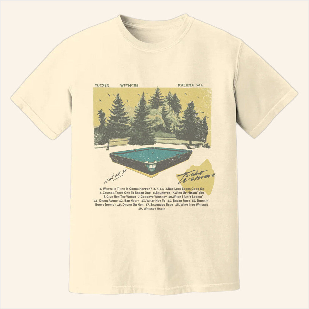 Billiard T-Shirt Tucker Wetmore Merch Best Friend Gift Ideas Birthday Gifts For Friends