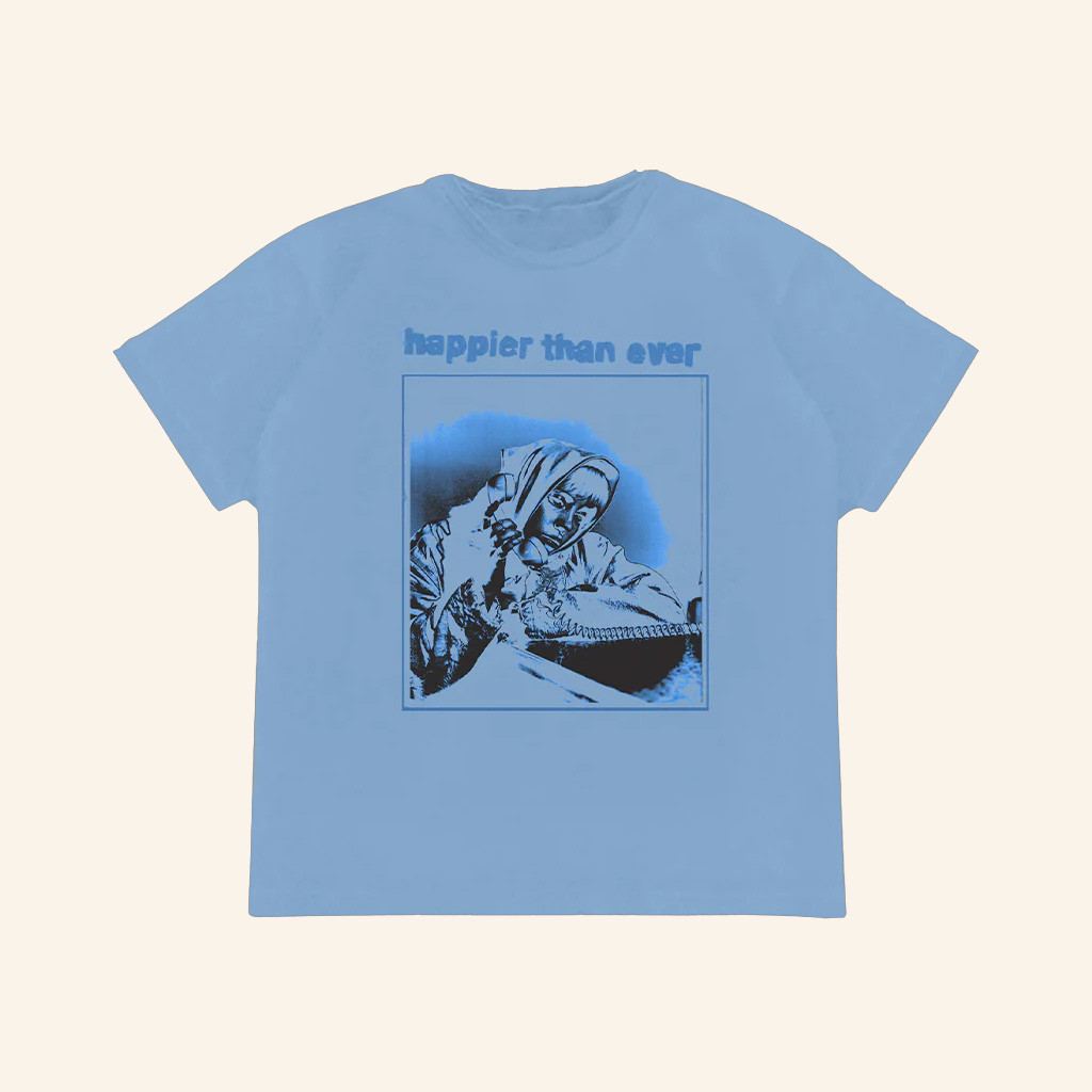 Billie Eilish Merch Hang Up Happier Than Ever Shirt Gifts For Girlfriend