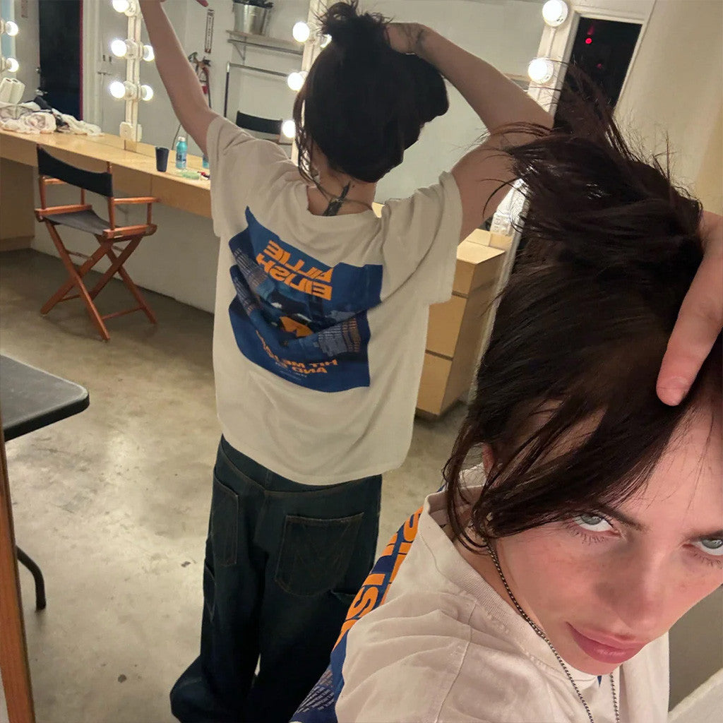 Billie Eilish Merch Hit Me Hard And Soft Tour 2025 White T-Shirt Gifts For Wife