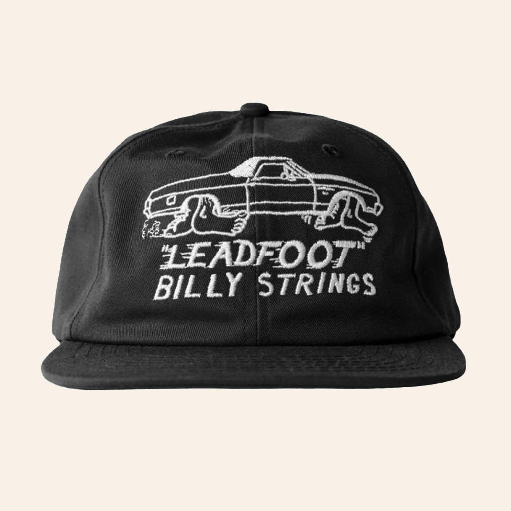 Billy Strings Merch Green Leadfoot Snapback Hat Embroidered Gifts For Boyfriend