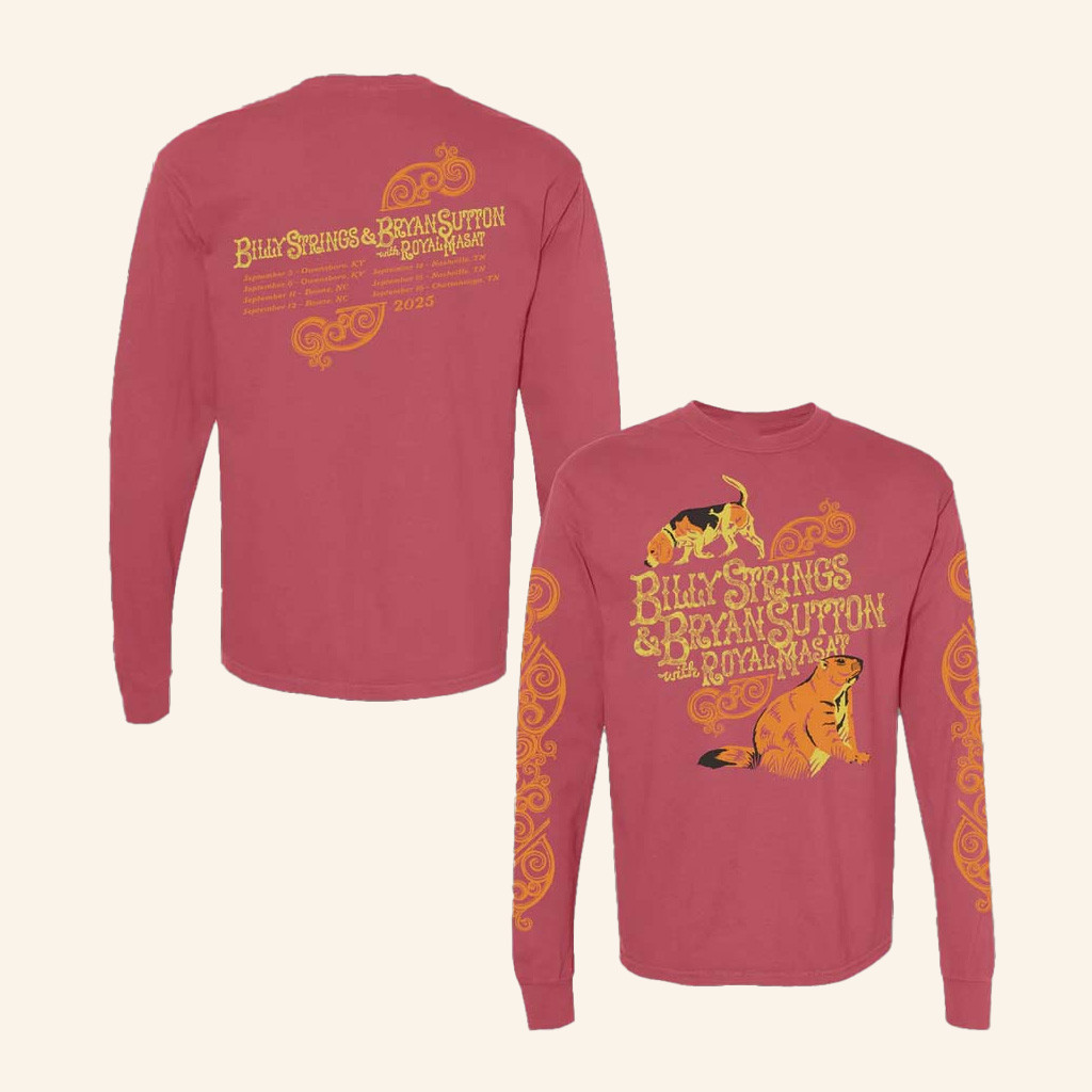 Billy Strings Merch Groundhog With Dates Long Sleeve T-Shirt Gift Ideas For Him