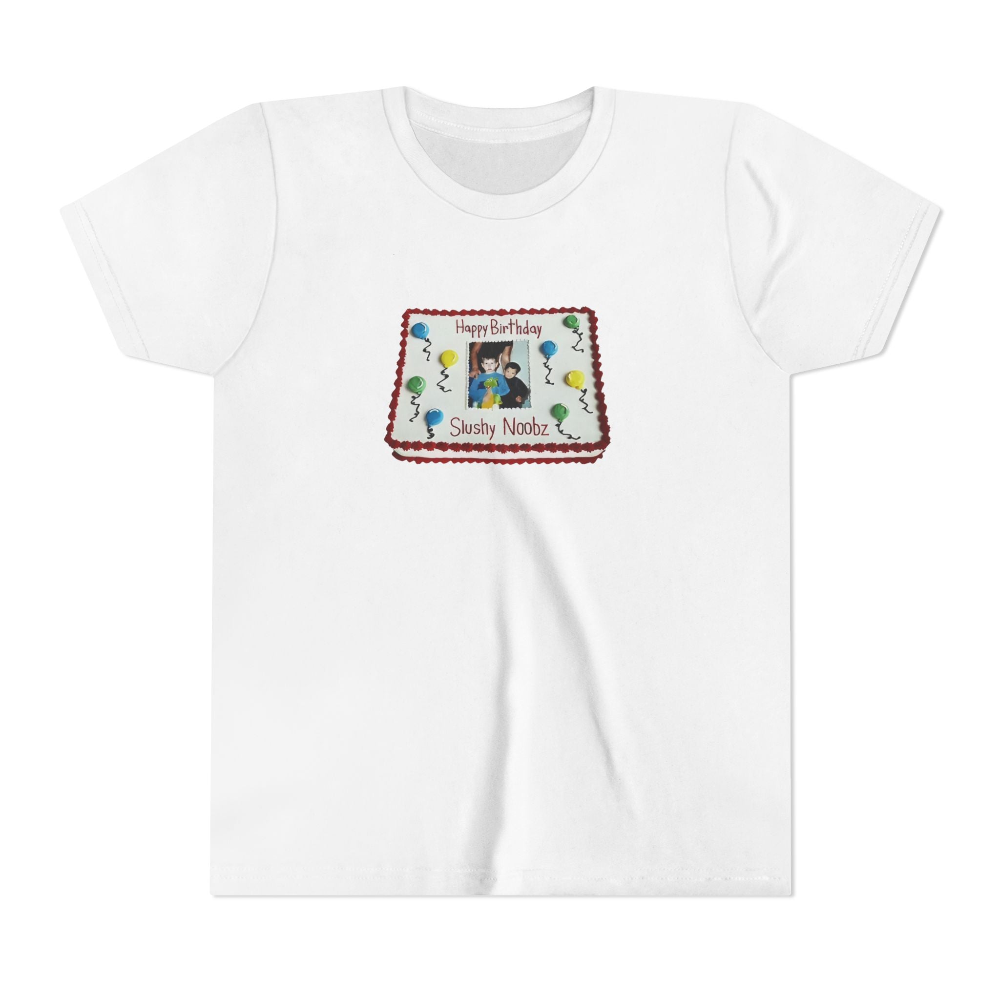 Birthday Cake Slushy Noobz merch Youth Short Sleeve Tee Gifts For Best Friend
