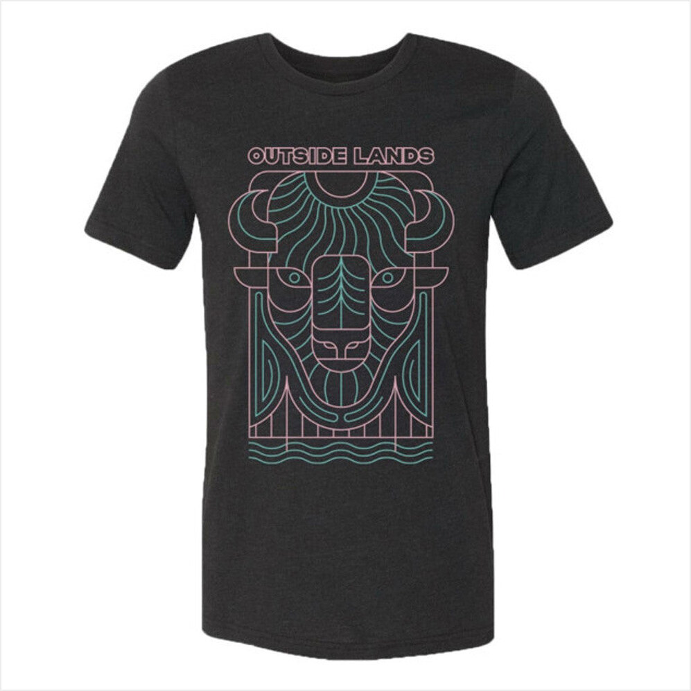 Bison T-Shirt Outside Lands Merch Unique Birthday Gifts For Husband Gifts For Friends
