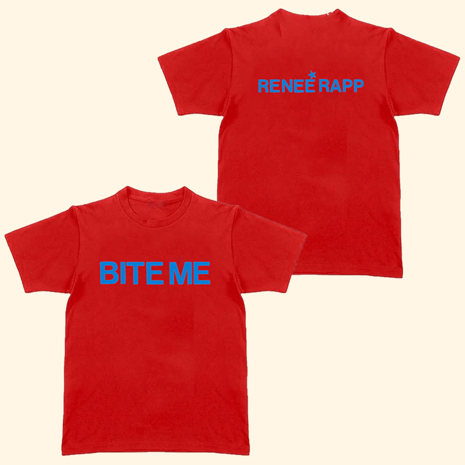 Bite Me T-Shirt Renee Rapp Merch Perfect Father's Day Birthday Gifts For Besties