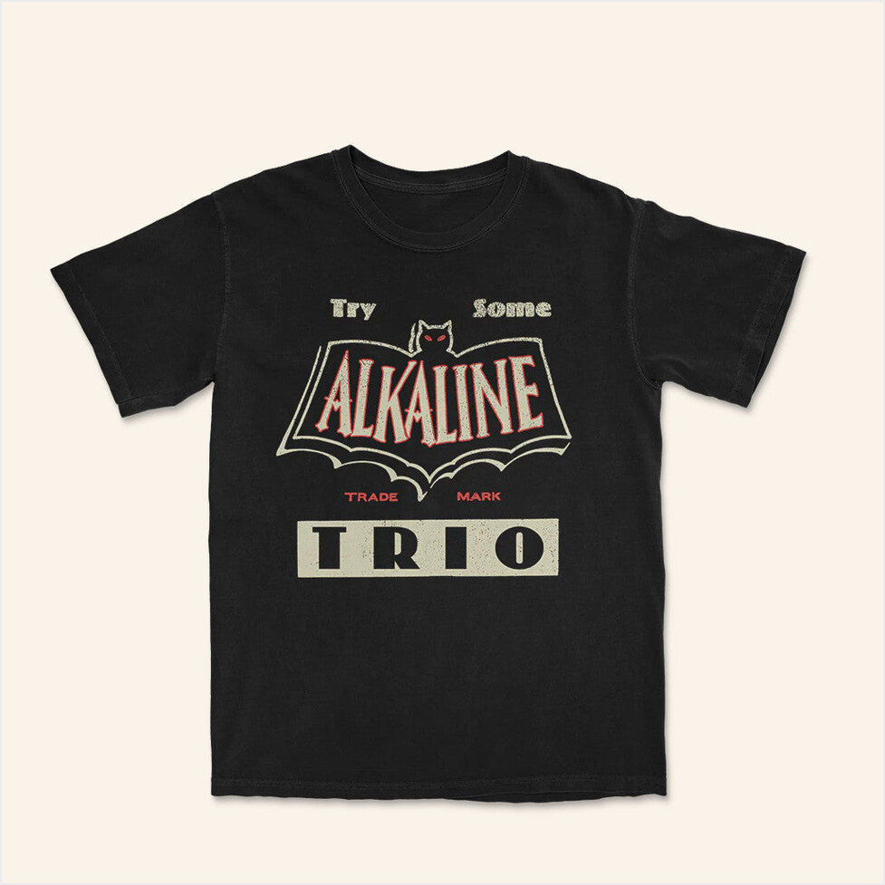Black Bat Black T-Shirt Alkaline Trio Merch Birthday Gifts For Besties Christmas Presents