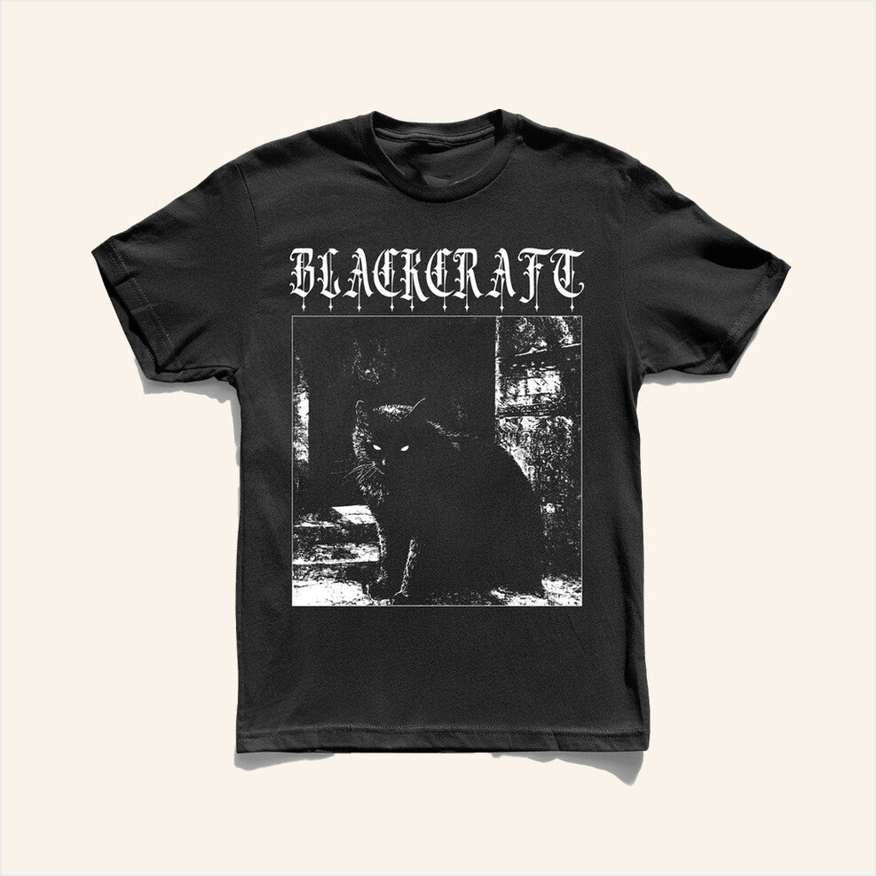 Black Cat T-Shirt Black Craft Cult Merch Birthday Gifts For Him Gifts For Besties