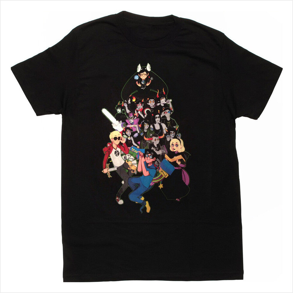 Black Homestuck T-Shirt Homestuck Merch Birthday Gifts For Husband Gifts For BFF
