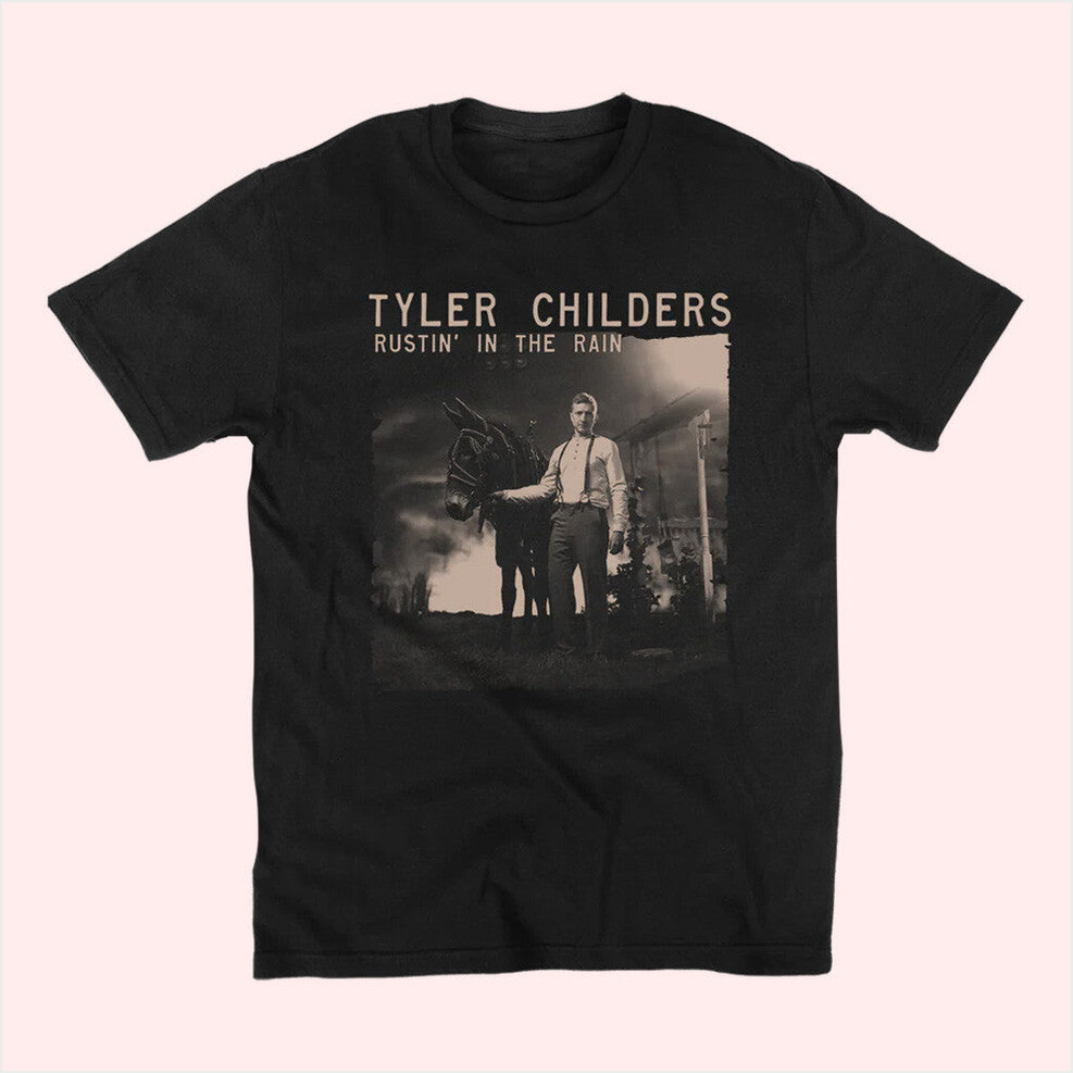 Black Rustin T-Shirt Tyler Childers Merch Gift Ideas For Husband Birthday Gift Ideas
