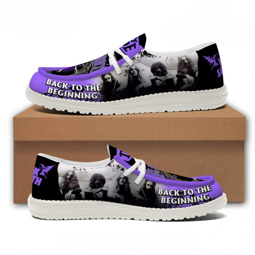 Black Sabbath Back to the Beginning 2025 Hey Dude Shoes Fan Merch Present For Husband