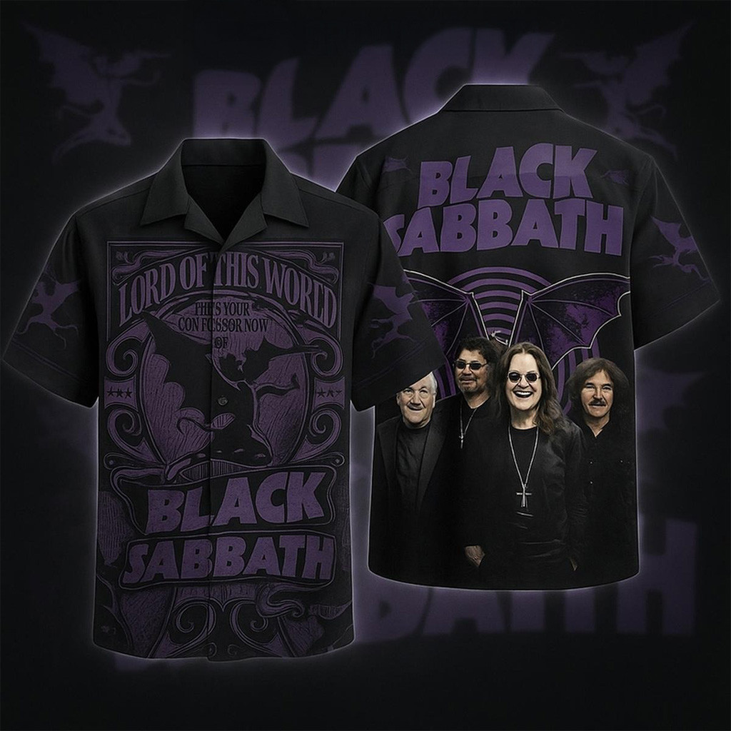 Black Sabbath Lord Of This World Hawaiian Shirt Fan Merch Best Gifts For Husband