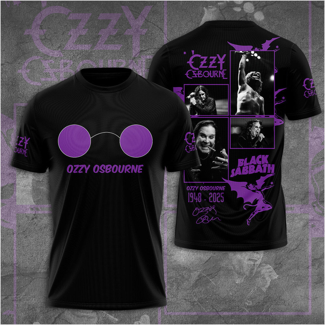 Black Sabbath X Ozzy Osbourne Forever T-Shirt RIP Ozzy Osbourne Shirt Gifts For Memories