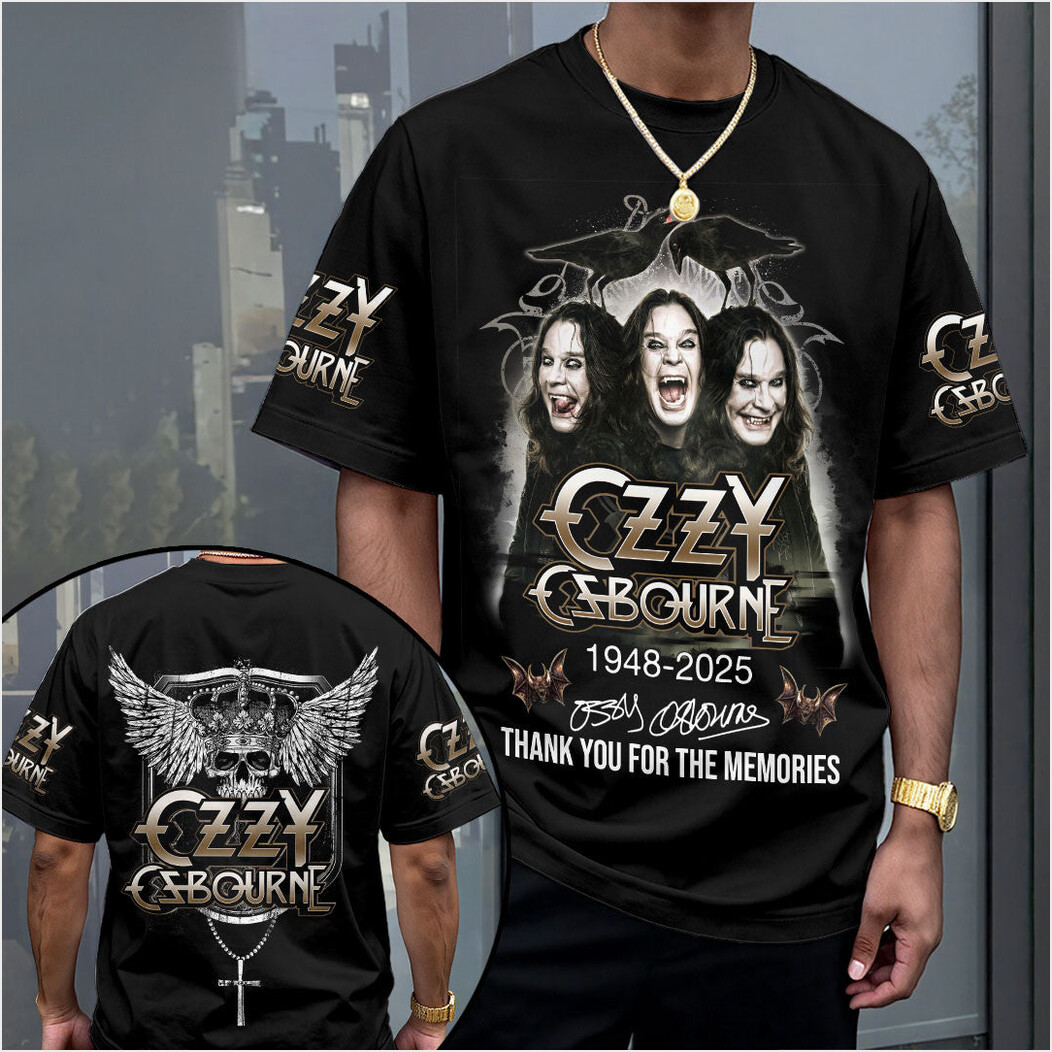 Black Sabbath X Ozzy Osbourne T-Shirt RIP Ozzy Osbourne Shirt Birthday Gifts For Fans