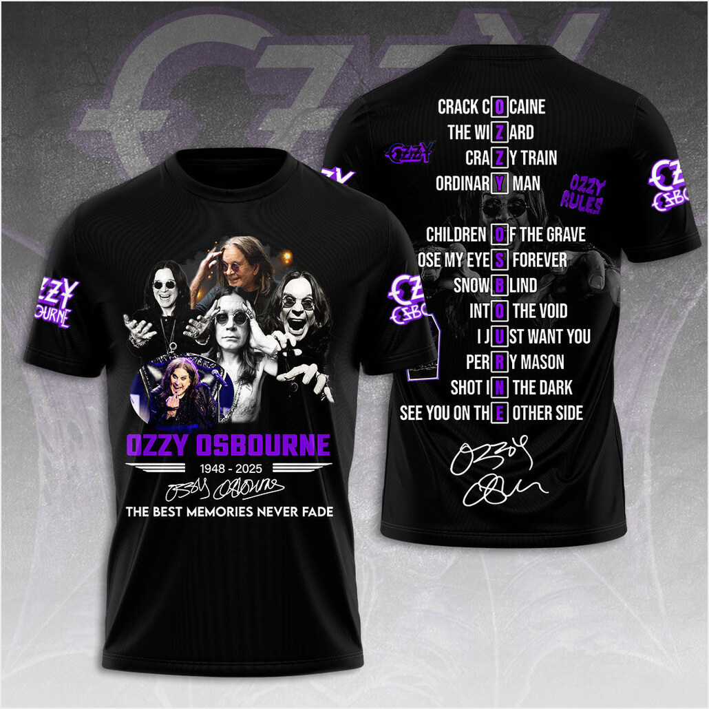Black Sabbath X Ozzy Osbourne T-Shirt RIP Ozzy Osbourne Shirt Mama I'm Coming Home