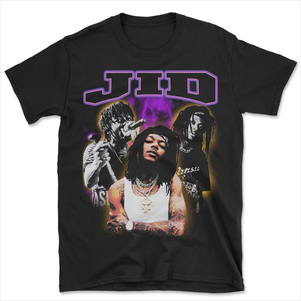 Black T-Shirt JID Merch Presents For Music Lovers Best Friend Birthday Gifts Christmas Presents