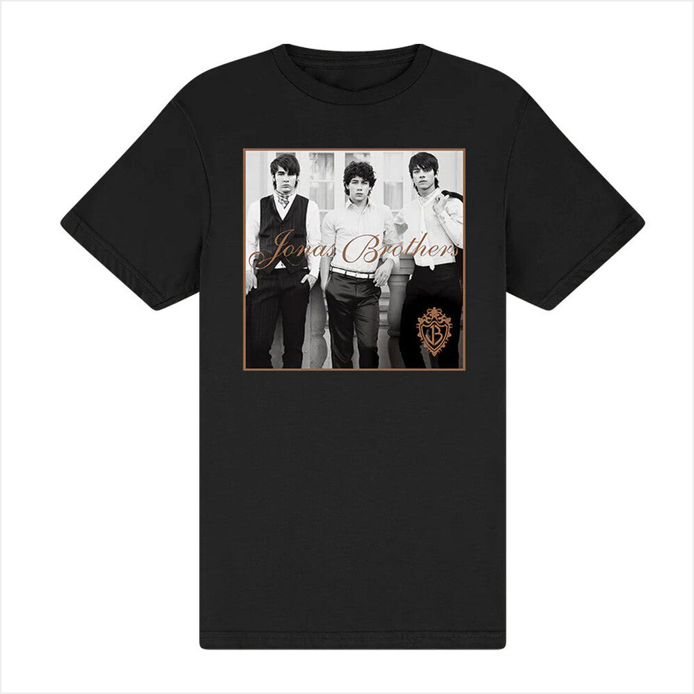 Black T-Shirt Jonas Brothers Merch Best Birthday Gifts For Husband Gifts For Friends