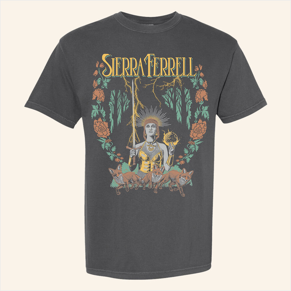 Black T-Shirt Sierra Ferrell Merch Birthday Gifts For Husband Gifts For Friends
