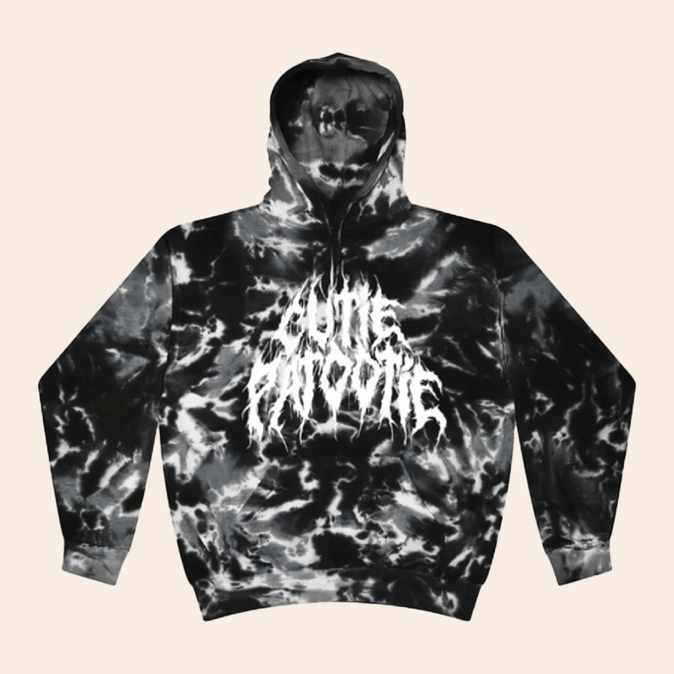 Black Tie Dye Cutie Patootie Hoodie A Good Cult Merch Birthday Presents For Dad