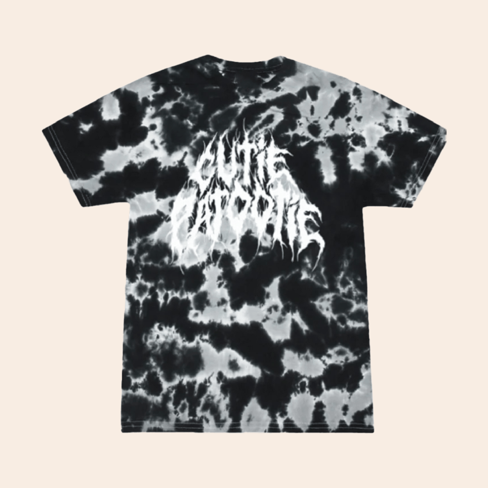 Black Tie Dye Cutie Patootie T-Shirt A Good Cult Merch Simple Father's Day Birthday Gift Ideas