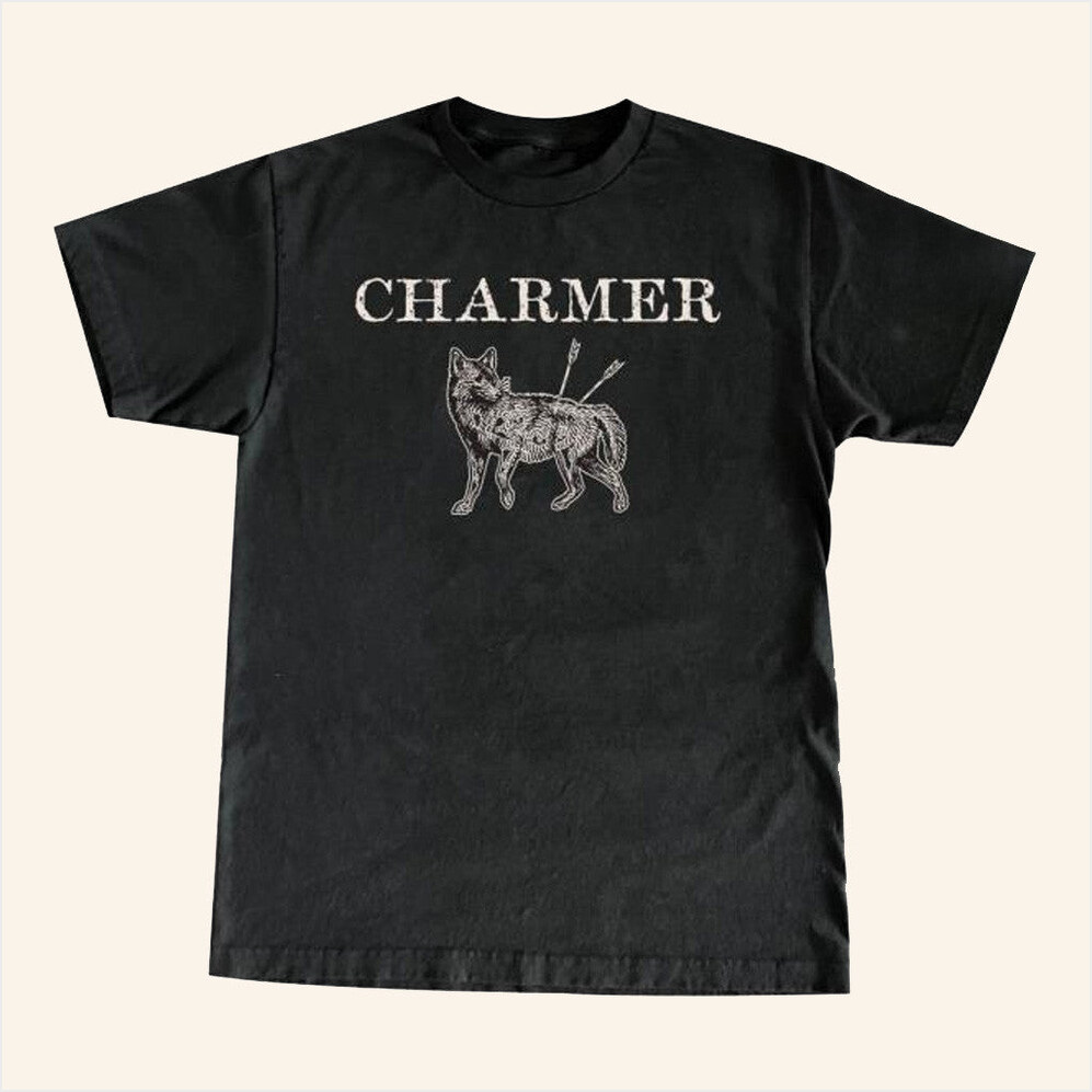 Black Wolf Shirt Charmer Official Merch Birthday Gifts For Husband Gifts For Friends