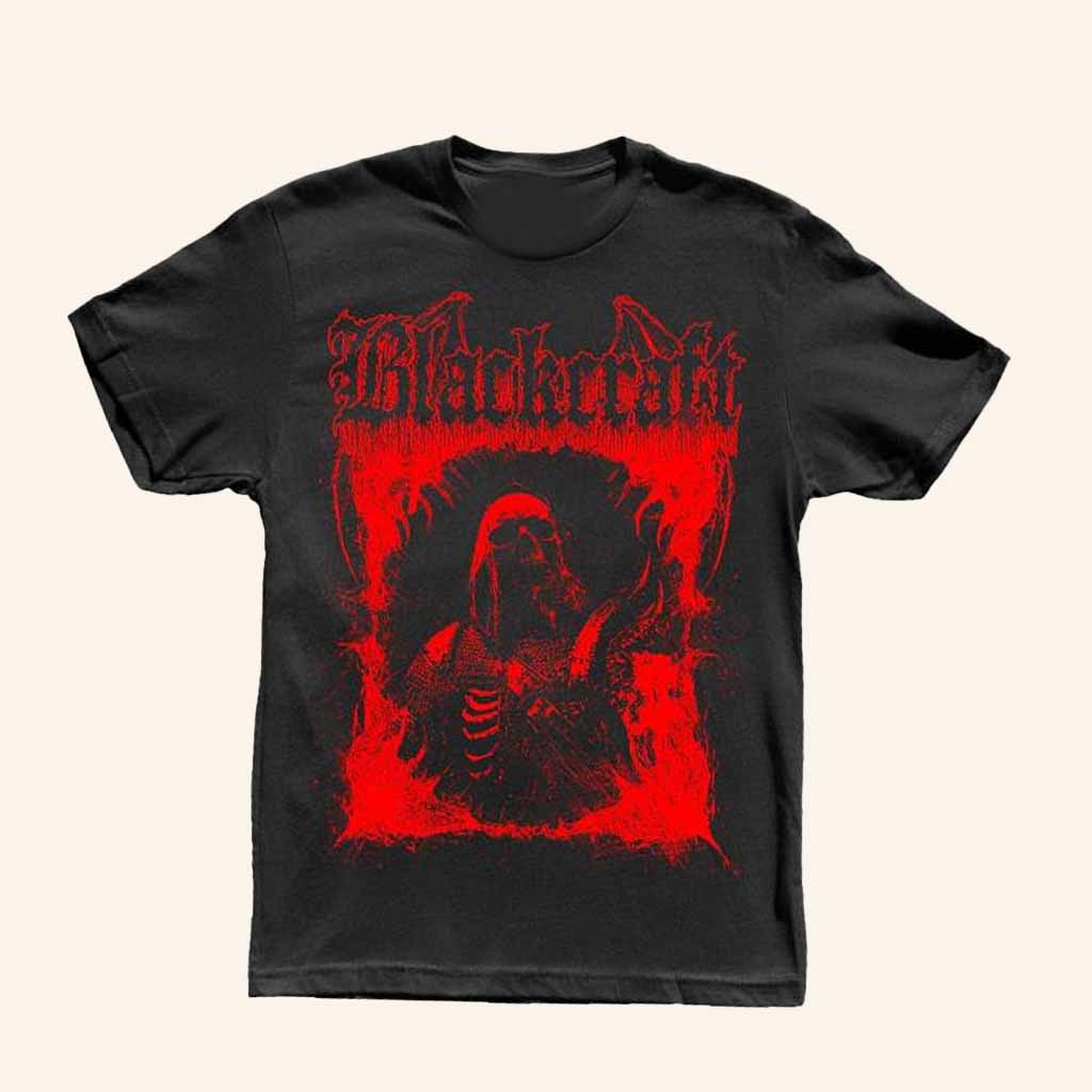 Blackcraft Cult Merch Red Skeleton T-Shirt Birthday Gift For Him