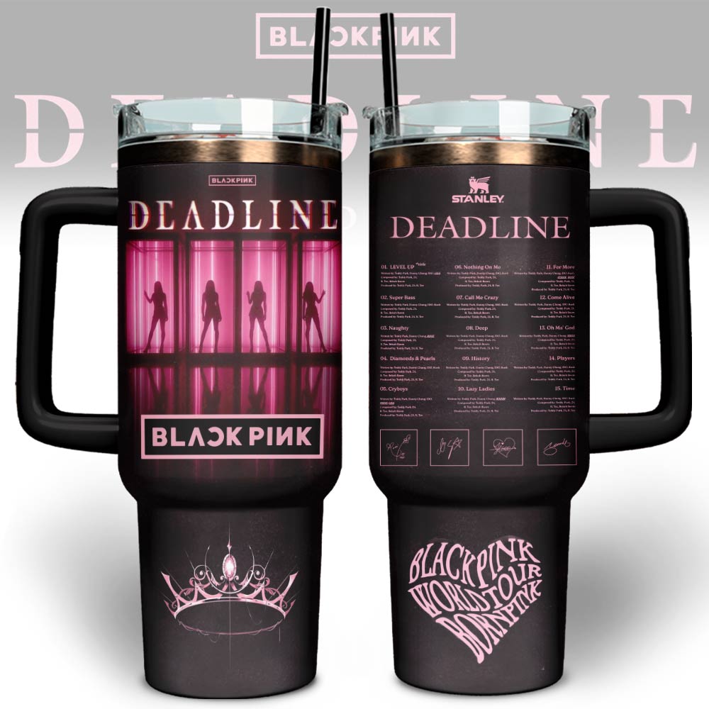 Blackpink Stanley Quencher Stainless Steel Tumbler Gift For Concert Lovers