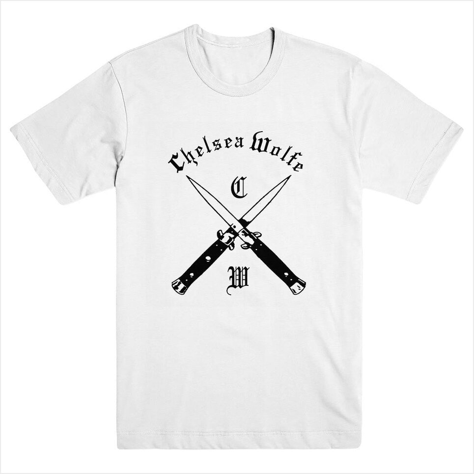 Blades White Shirt Chelsea Wolfe Merch Chelsea Wolfe Shirt Father'S Day Gifts For Metal Music Lovers