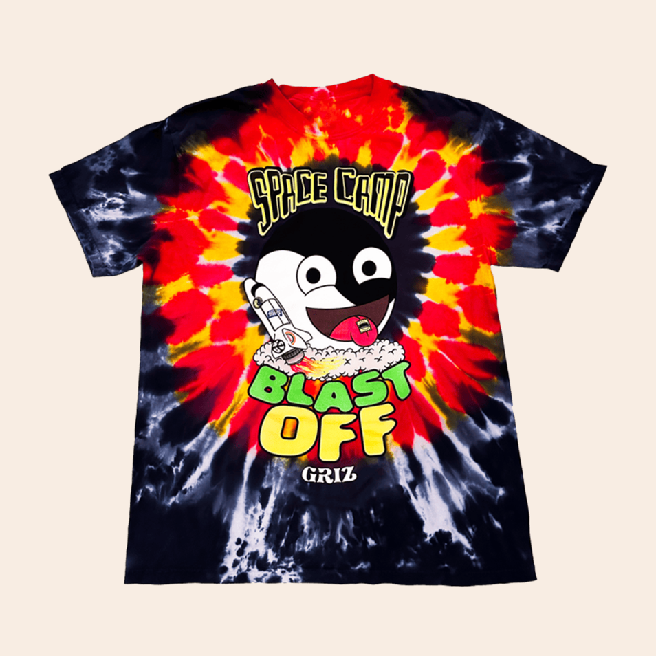 BLASTOFFF Space Camp Lava Tie Dye T-Shirt Griz Merch DJ Fans Gifts Unique Gifts For Southern Men