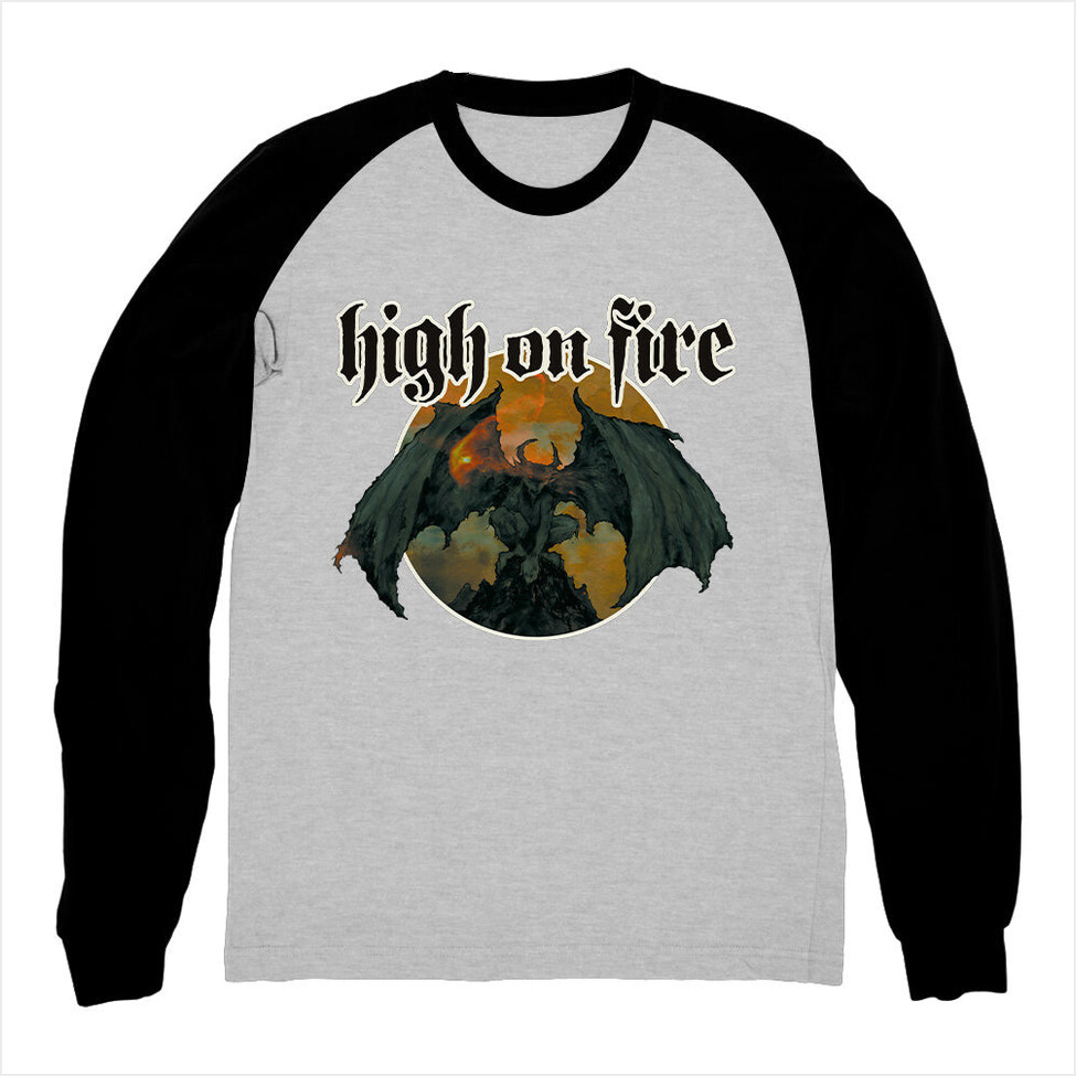 Blessed Black Wings Long Sleeve Shirt High On Fire Merch High On Fire Shirt Father's Day Gifts For Him