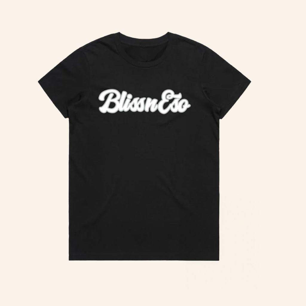 Bliss N Eso Merch Script Black Shirt Birthday Gift For Friends