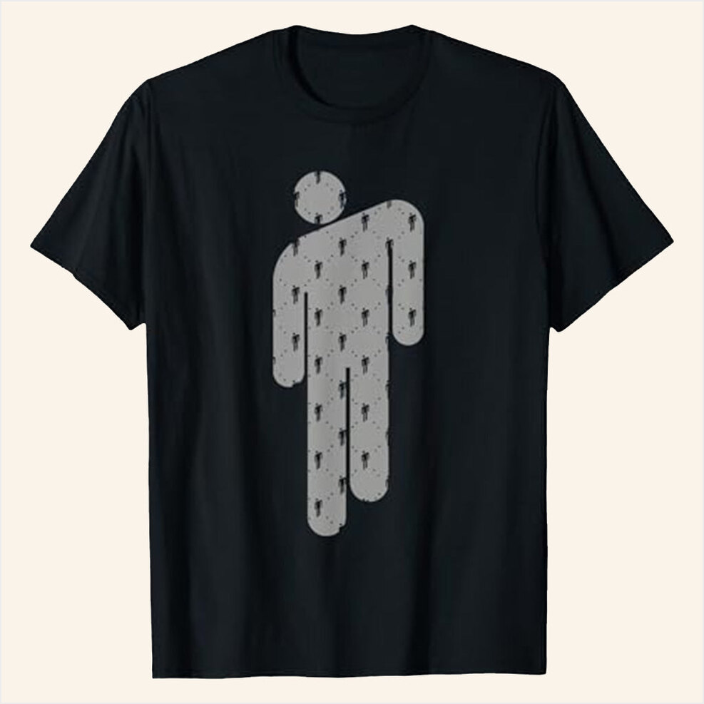 Blohsh Black T-Shirt Billie Eilish Merch Best Birthday Gifts For Music Lovers Gifts For Friends