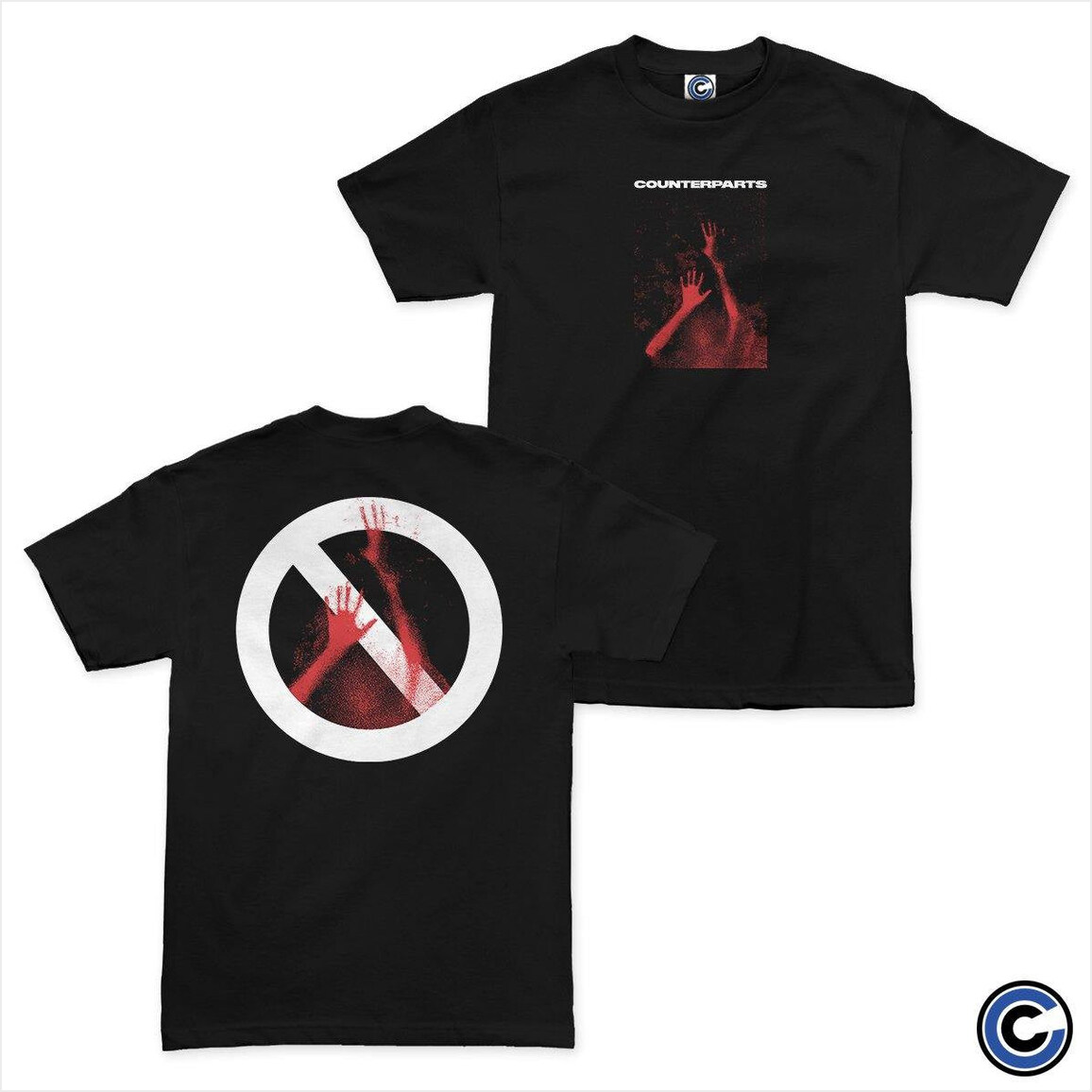 Blood Hands Shirt Counterparts Merch Counterparts Shirt Birthday Gifts For Besties