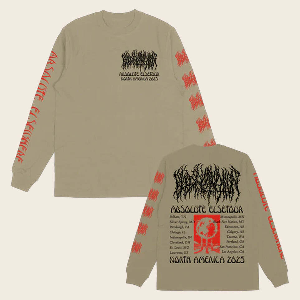 Blood Incantation Merch Absolute Elsetour Summer 2025 Long Sleeve T-Shirt Best Gifts For Dad