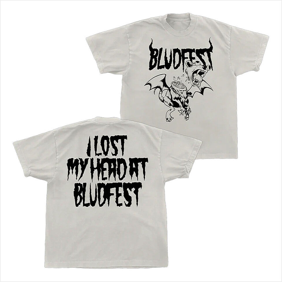 Bludfest T-Shirt Yungblud Merch Music Lover Gift Ideas For Him BFF Birthday Gifts Ideas