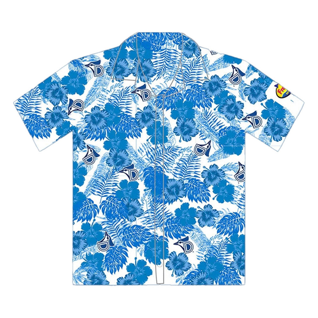 Blue Jays Beach Night Hawaiian Shirt Giveaway 2025 Blue Jays Merch Best Gifts For Baseball Lovers