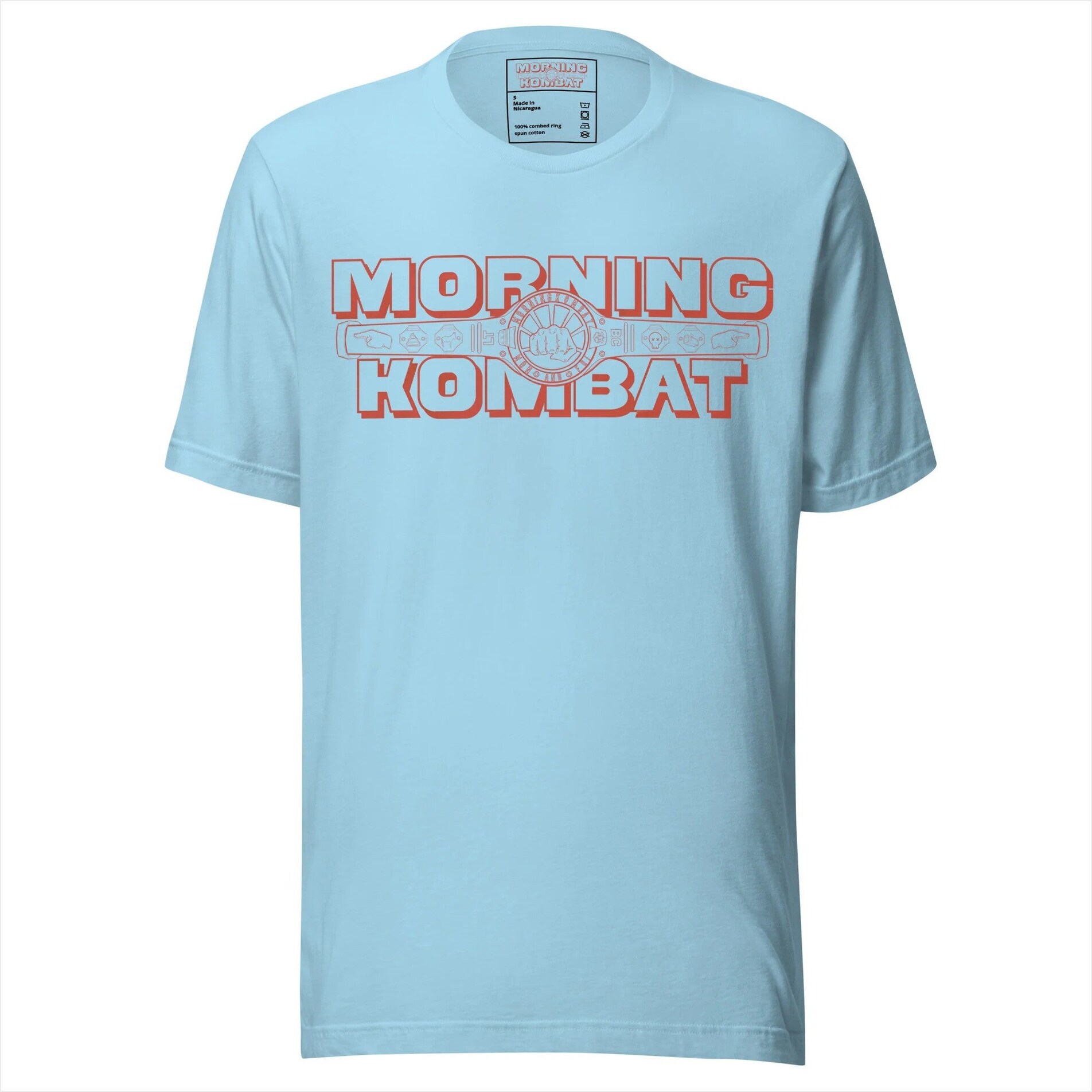 Blue Morning Kombat T-Shirt Morning Kombat Merch Meaningful Father's Day Birthday Gifts