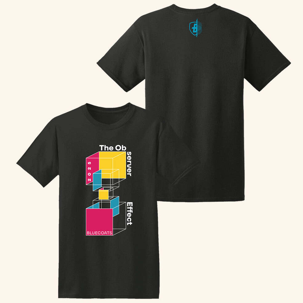 Bluecoats Merch The Observer Effect Building Blocks T-Shirt Useful Gifts For Husband