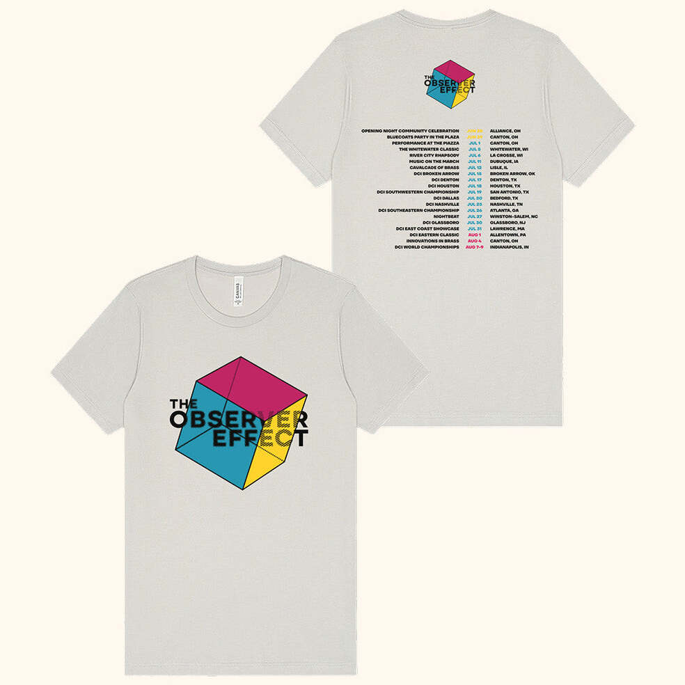 Bluecoats Merch The Observer Effect Tour T-Shirt Gifts For Your Boyfriend Gifts For Friends