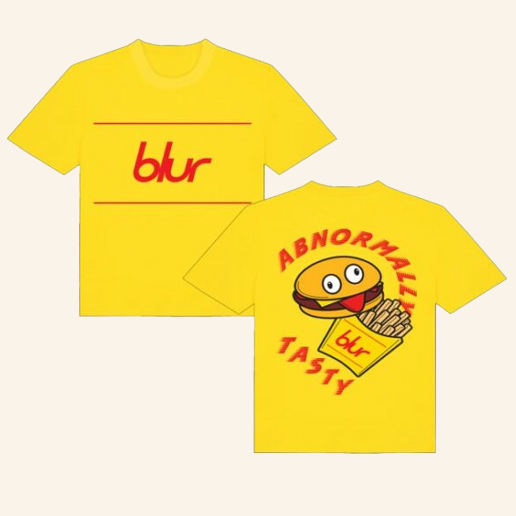 Blur Merch Dan Abnormal T-Shirt Yellow Birthday Gift Ideas For Him