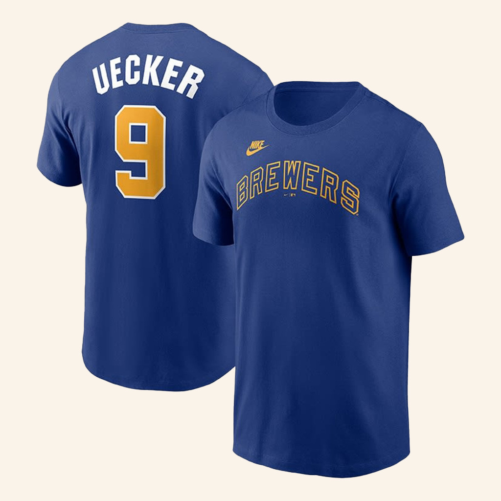 Bob Uecker Hoodie Milwaukee Brewers 9 T-Shirt Gifts For Baseball Lovers