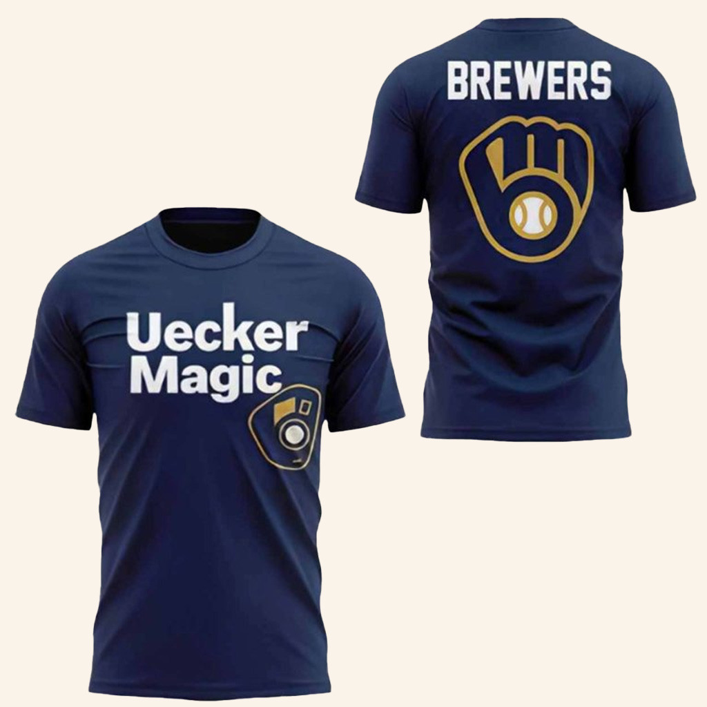 Bob Uecker Shirt Milwaukee Brewers Uecker Magic T-Shirt Gifts For Baseball Fans