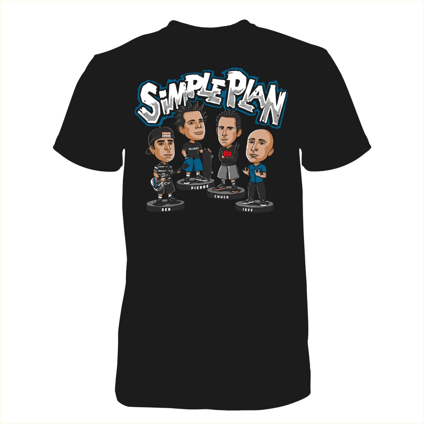 Bobblehead T-Shirt Simple Plan Merch Gift Ideas For Dad Birthday Gifts For Best Friend