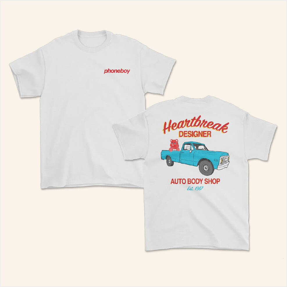 Body Shop White T-Shirt Phoneboy Merch Best Friend Gift Ideas BFF Birthday Gifts
