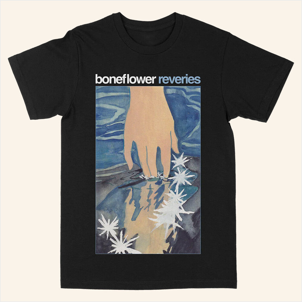 Boneflower Reveries Black T-Shirt Deathwish Inc Store Merch Best Friend Birthday Gifts